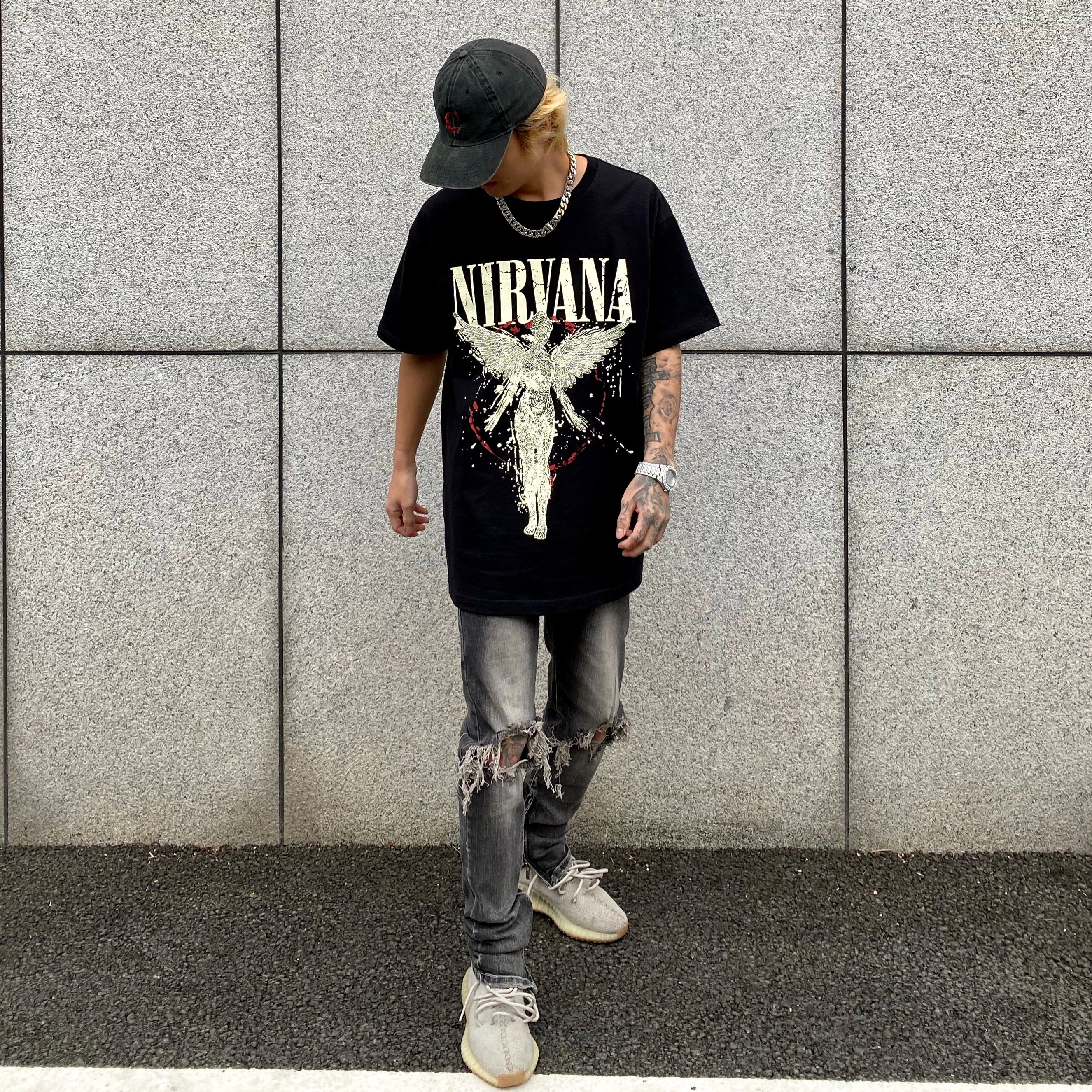 Vintage Graphic Casual T-Shirt for Men (Loose Fit)
