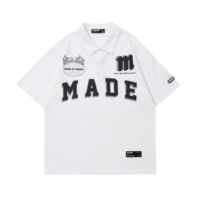 Vintage Loose Fit Half Sleeve T-Shirt for Men
