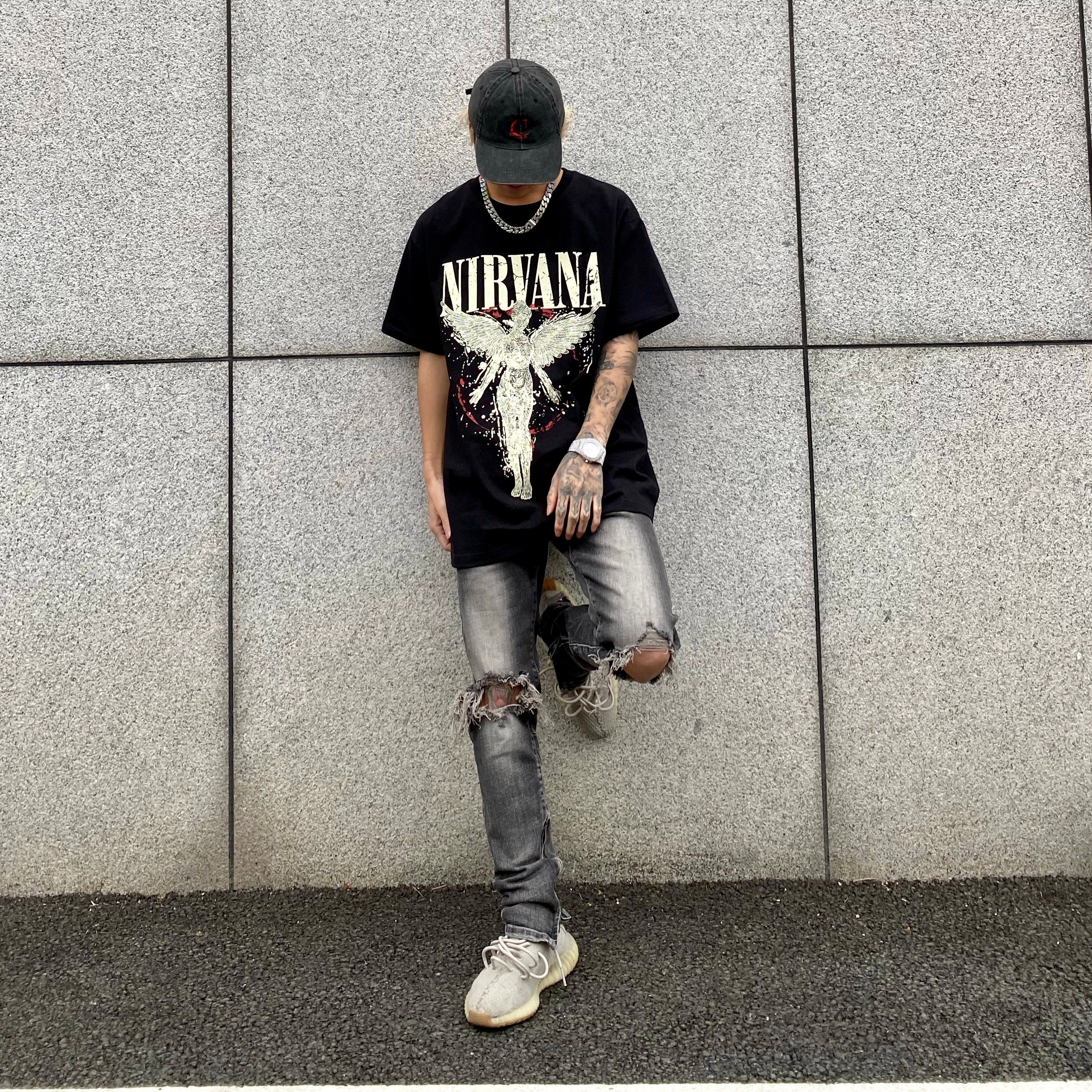 Vintage Graphic Casual T-Shirt for Men (Loose Fit)