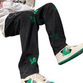 Embroidered High Street Jeans for Men