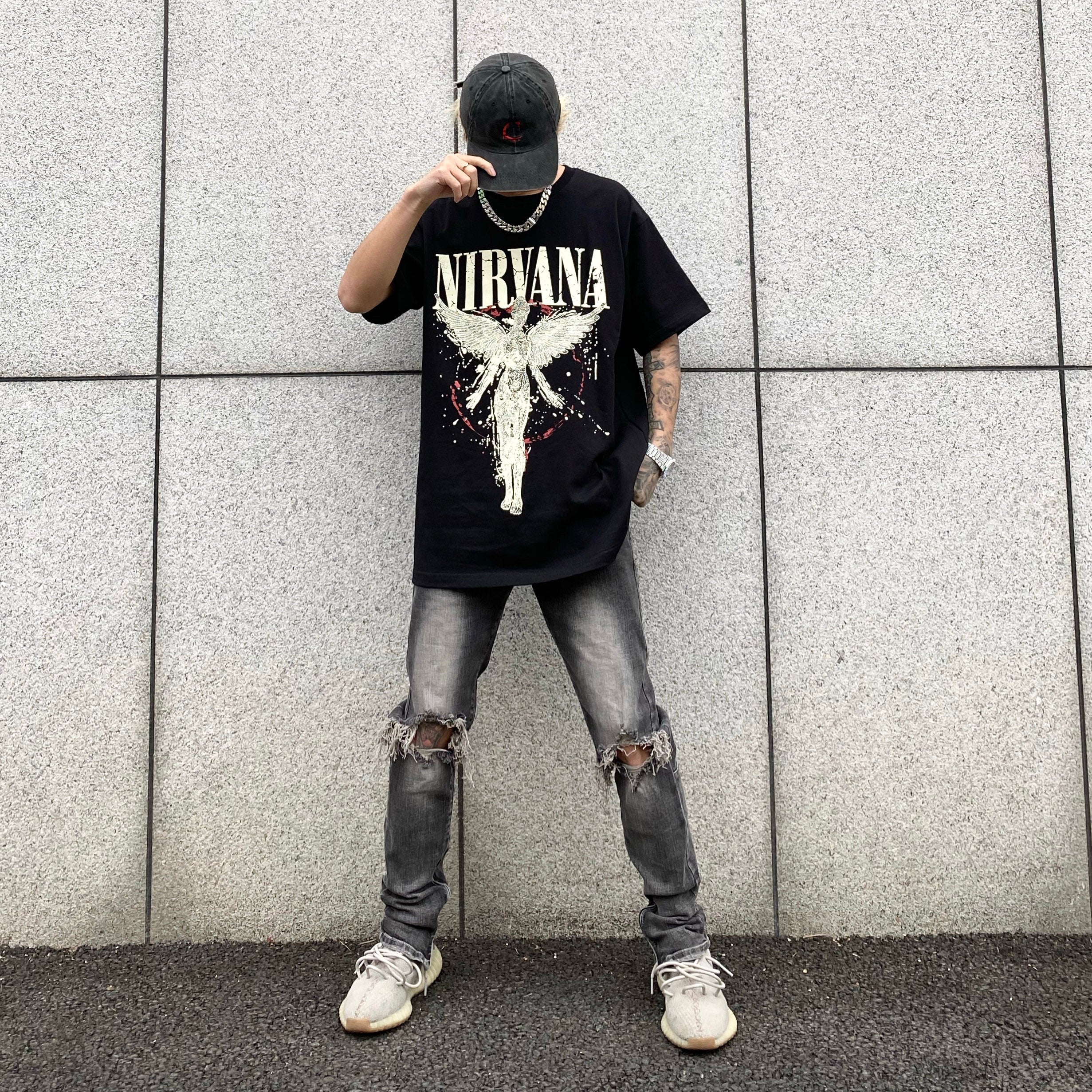 Vintage Graphic Casual T-Shirt for Men (Loose Fit)